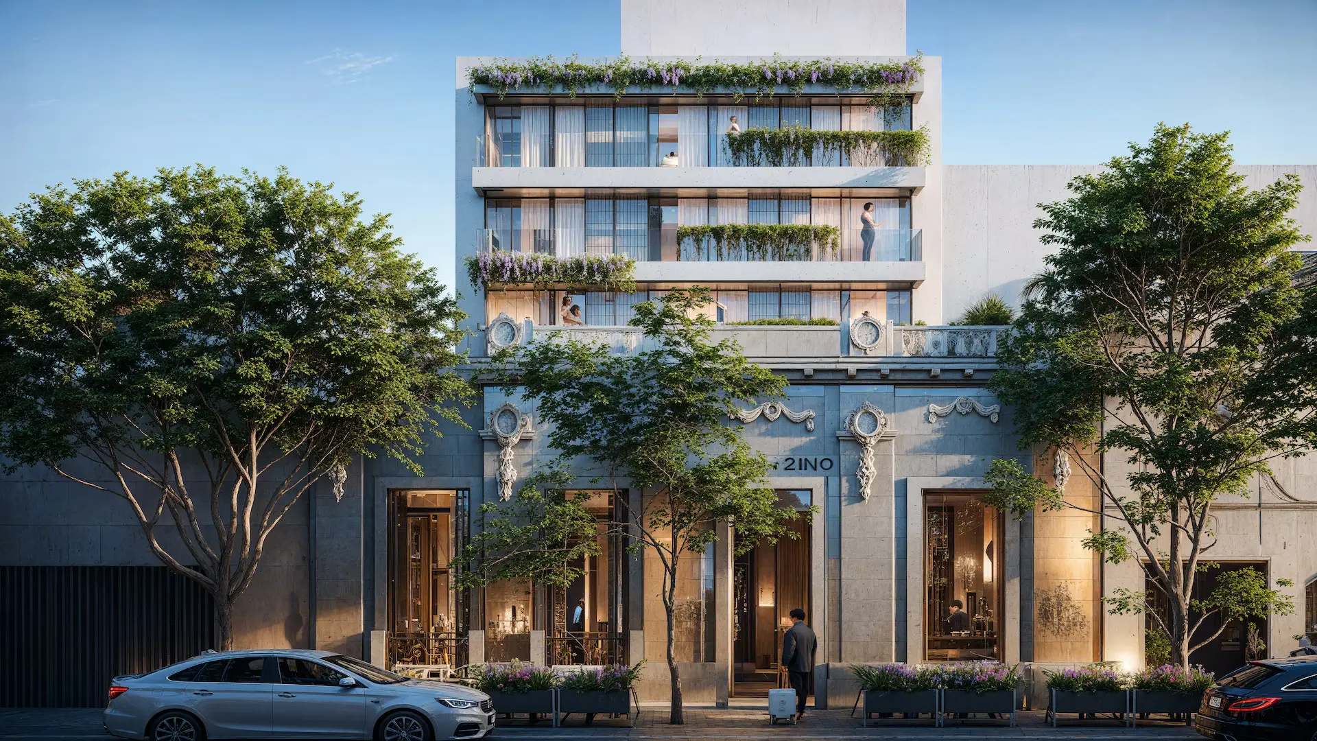 Render oficial de Bernardino, desarrollo de AGroup en Rivadavia 758, Salta