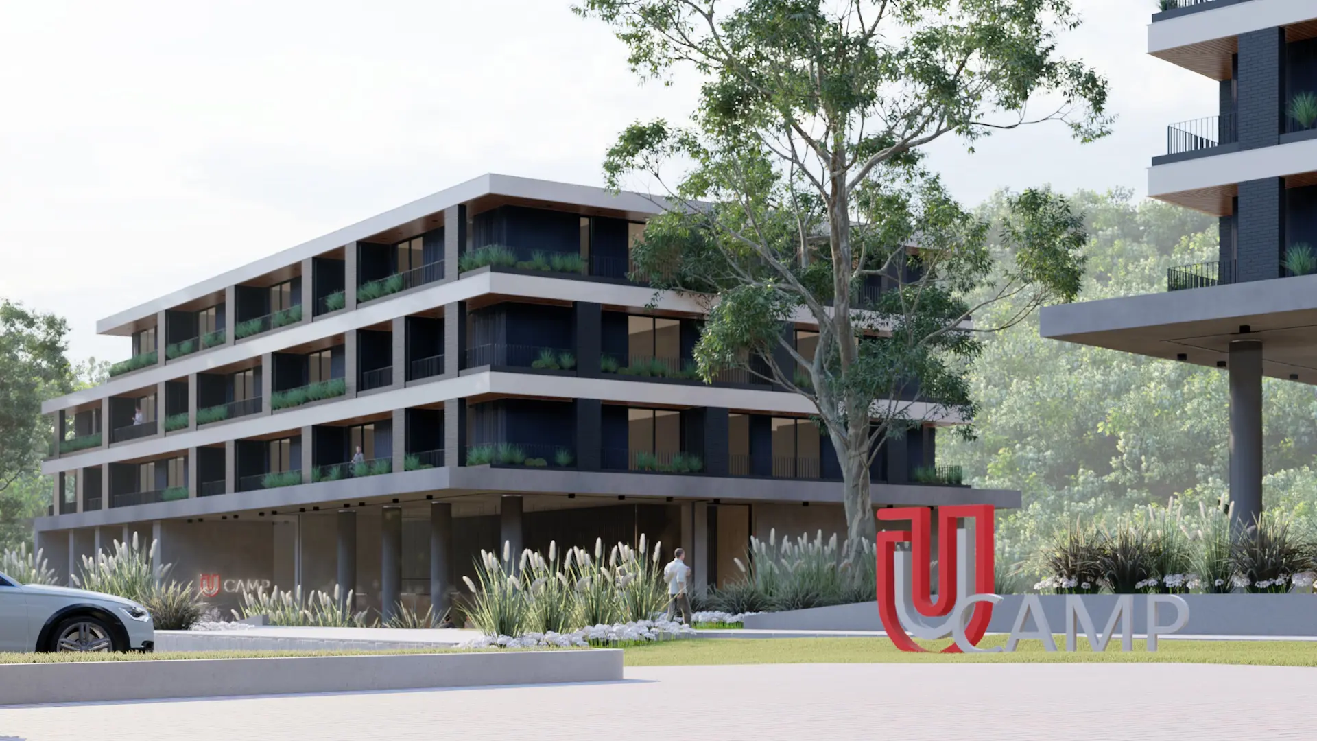 Render oficial del desarrollo UCAMP de AGroup en Salta